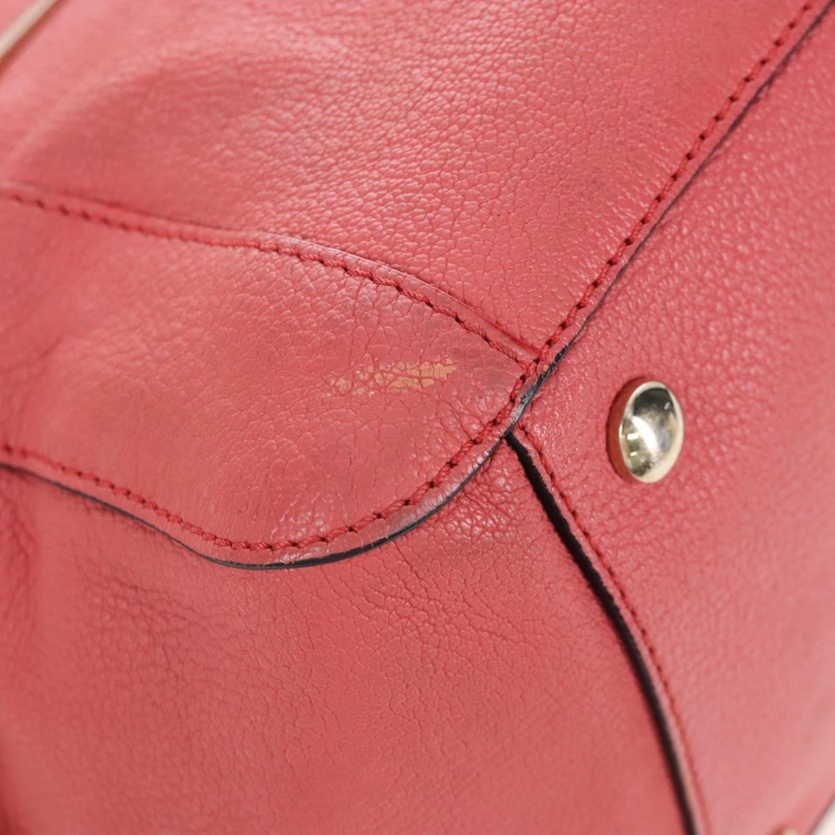 Chloe Bridget Convertible Satchel Leather Pink Leather Handbag (Pre-Owned)