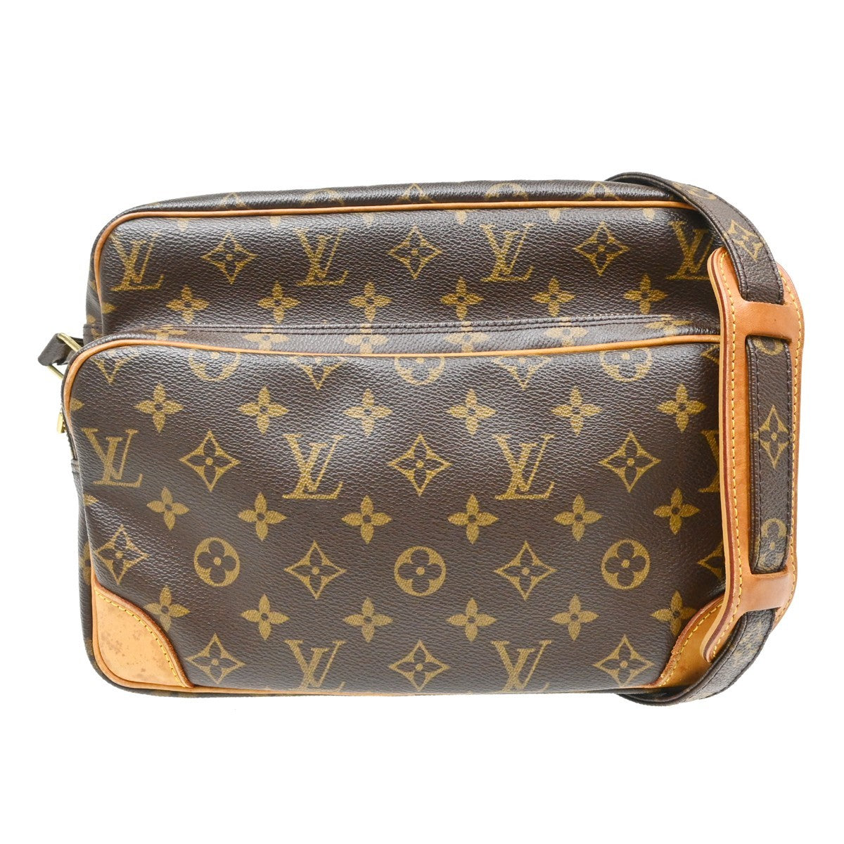 Louis Vuitton Nil Messenger Monogram Canvas Brown Canvas Shoulder Bag Bag (Pre-Owned)
