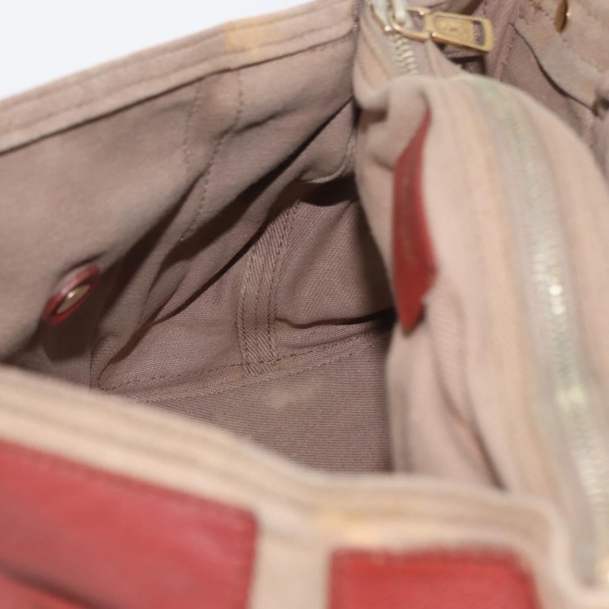 Saint Laurent Muse Two Leather Red Leather Handbag (Pre-Owned)