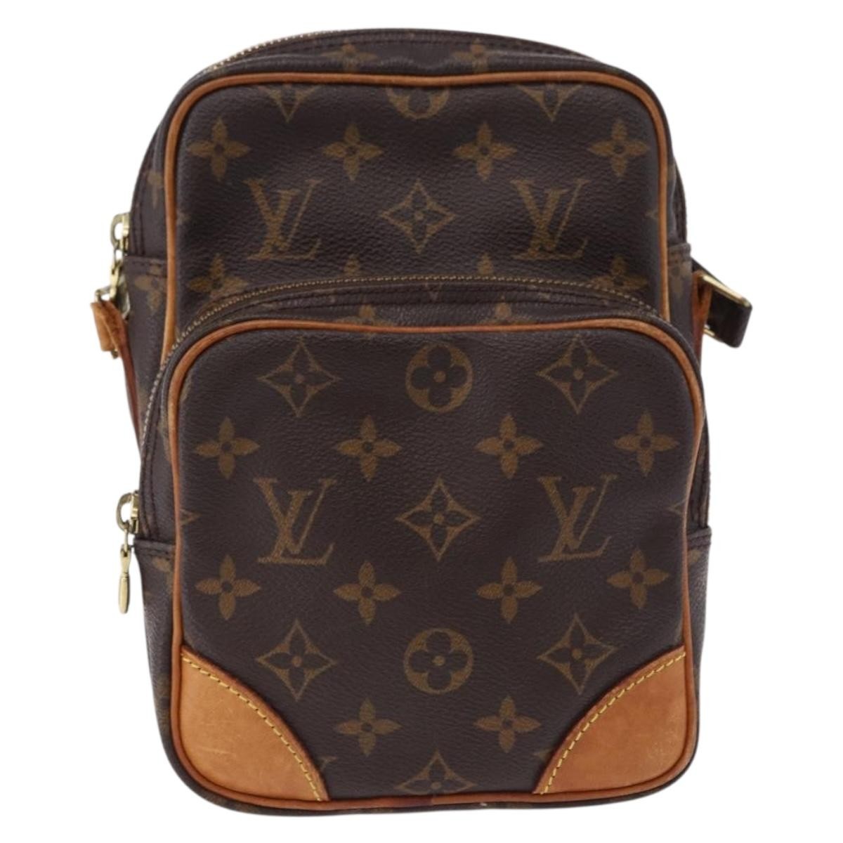 Louis Vuitton Amazone Monogram Canvas Brown Canvas Shoulder Bag Bag (Pre-Owned)
