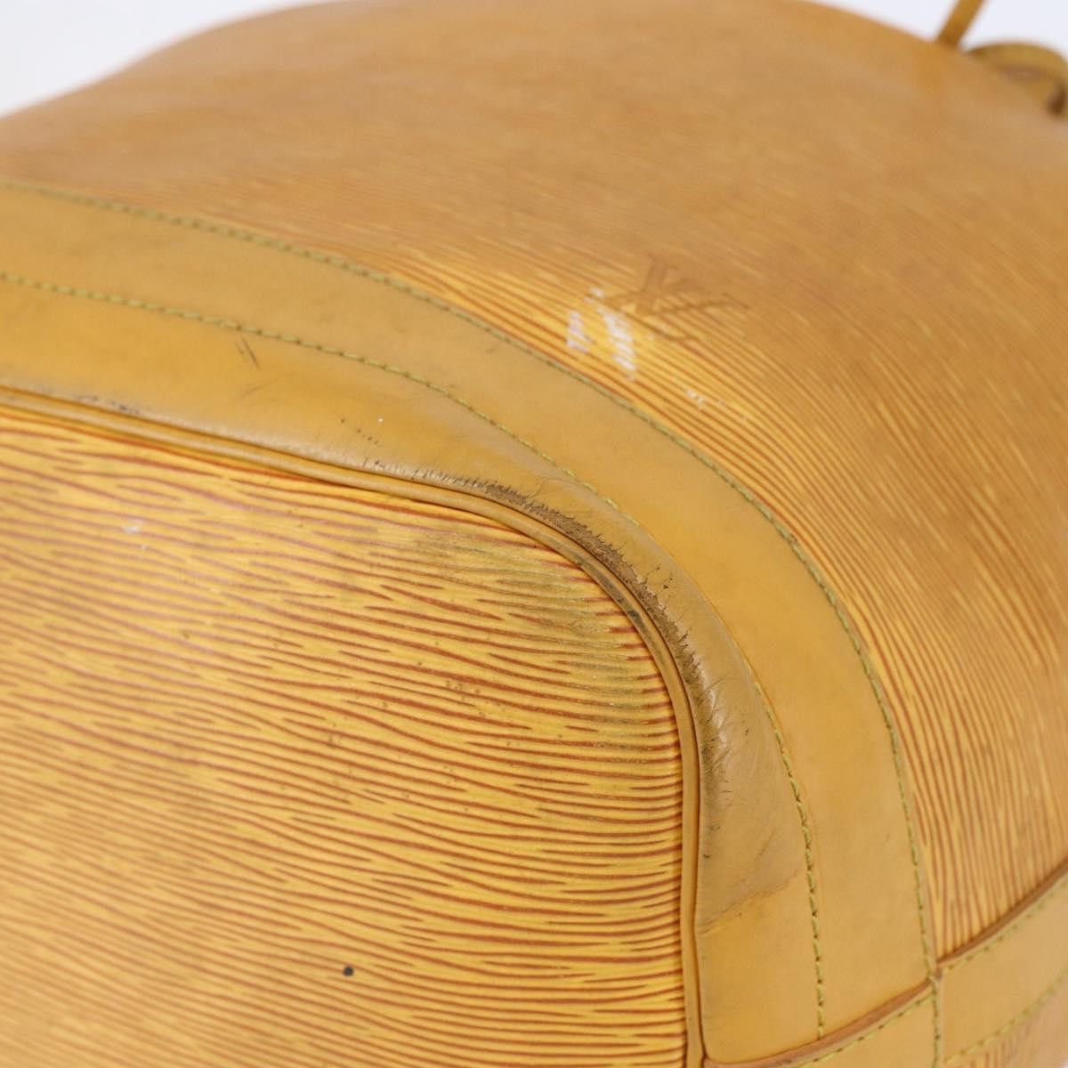 Louis Vuitton Petit Noe Nm Epi Leather Yellow Leather Shoulder Bag Bag (Pre-Owned)