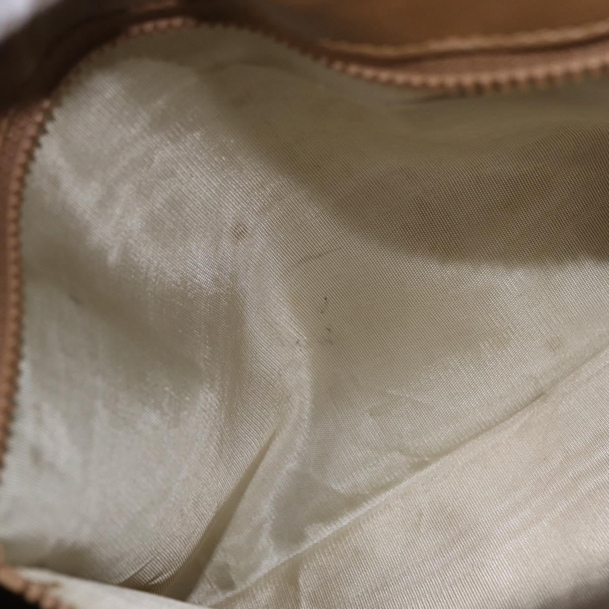 Celine Macadam Macadam With Leather Brown Canvas Tote Bag Bag (Pre-Owned)