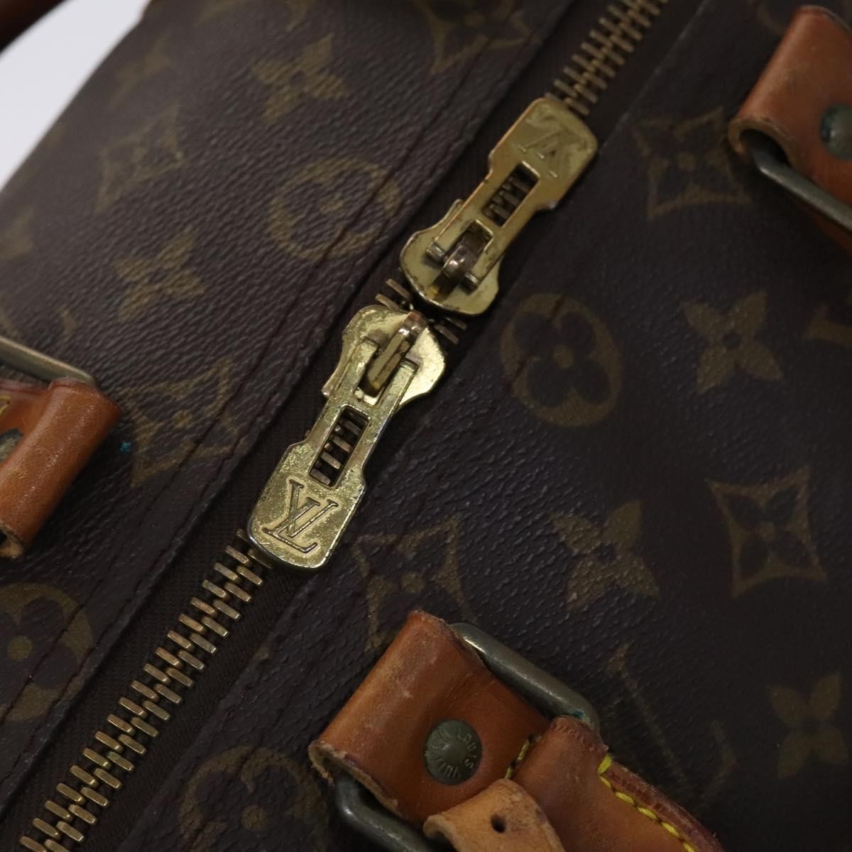 Louis Vuitton Keepall Monogram Canvas Brown Canvas Travel Bag Bag (Pre-Owned)