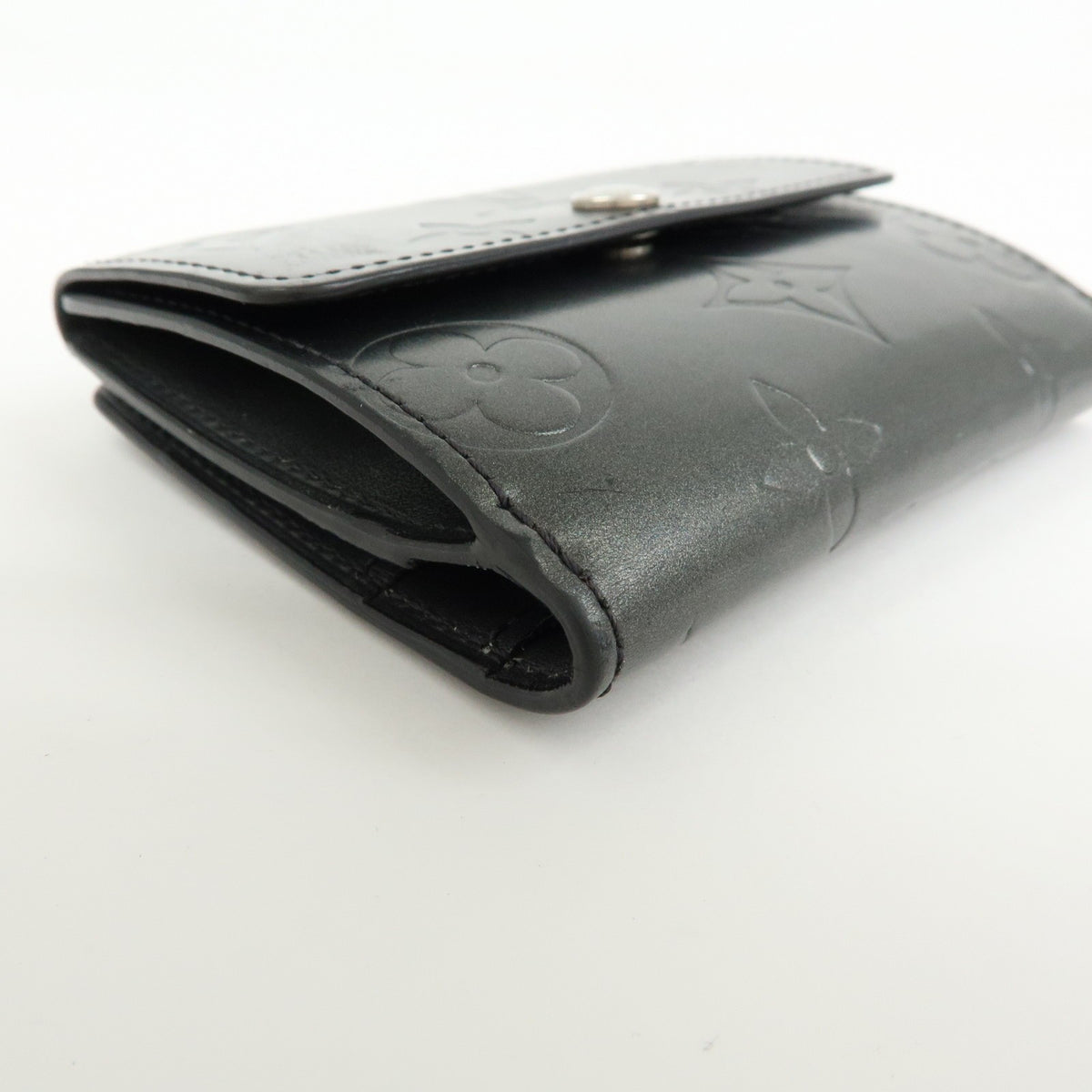 Louis Vuitton Ludlow Vernis Gray Leather Wallets Accessory (Pre-Owned)