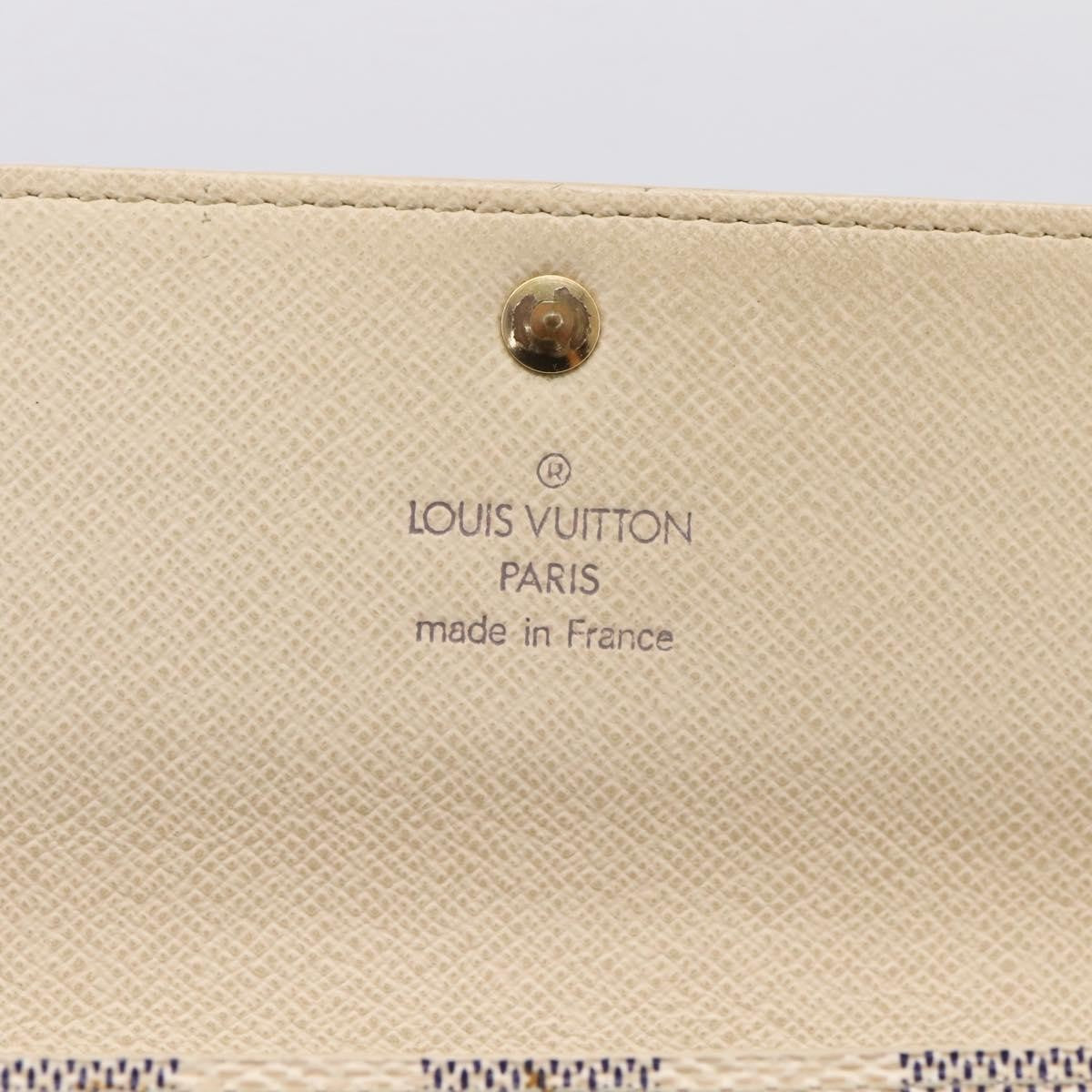 Louis Vuitton Sarah Damier White Canvas Wallets Accessory (Pre-Owned)