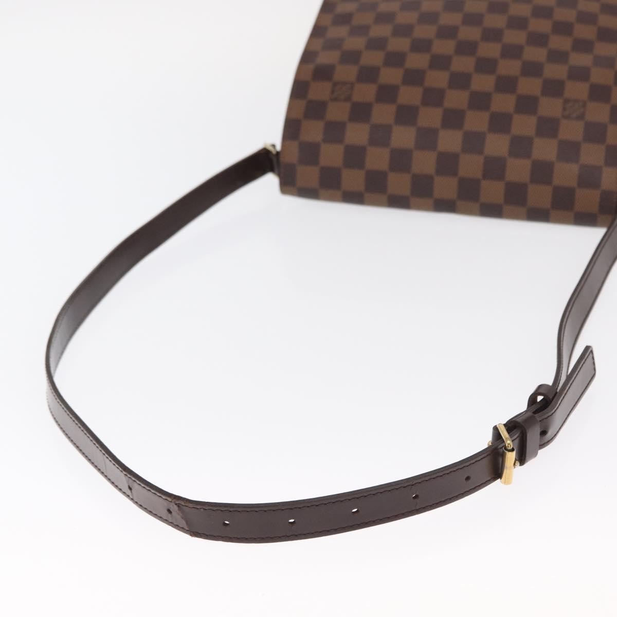 Louis Vuitton Musette Damier Brown Canvas Handbag (Pre-Owned)
