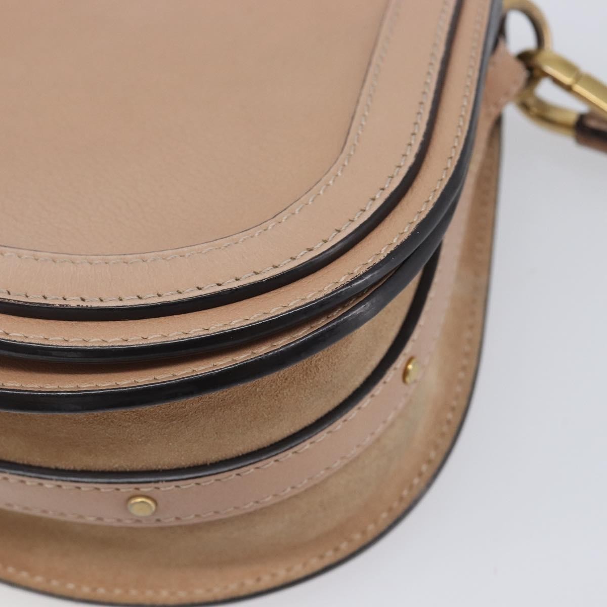 Chloe Nile Leather Pink Leather Crossbody Bag Bag (Pre-Owned)