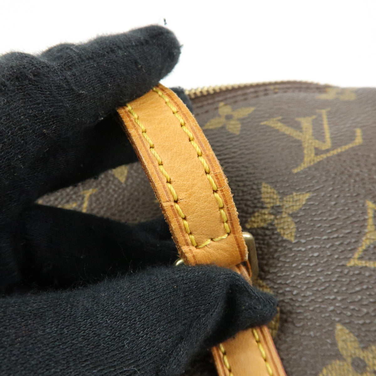 Louis Vuitton Papillon Monogram Canvas Brown Canvas Handbag (Pre-Owned)