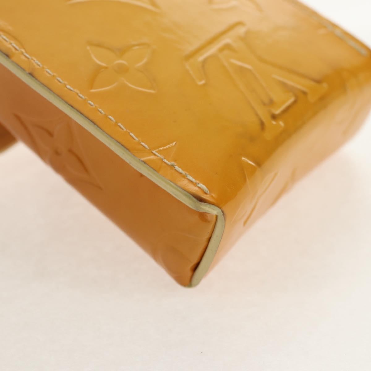Louis Vuitton Walker Cigarette Case Holder Monogram Vernis Yellow Patent_Leather Clutche & Pouche Bag (Pre-Owned)