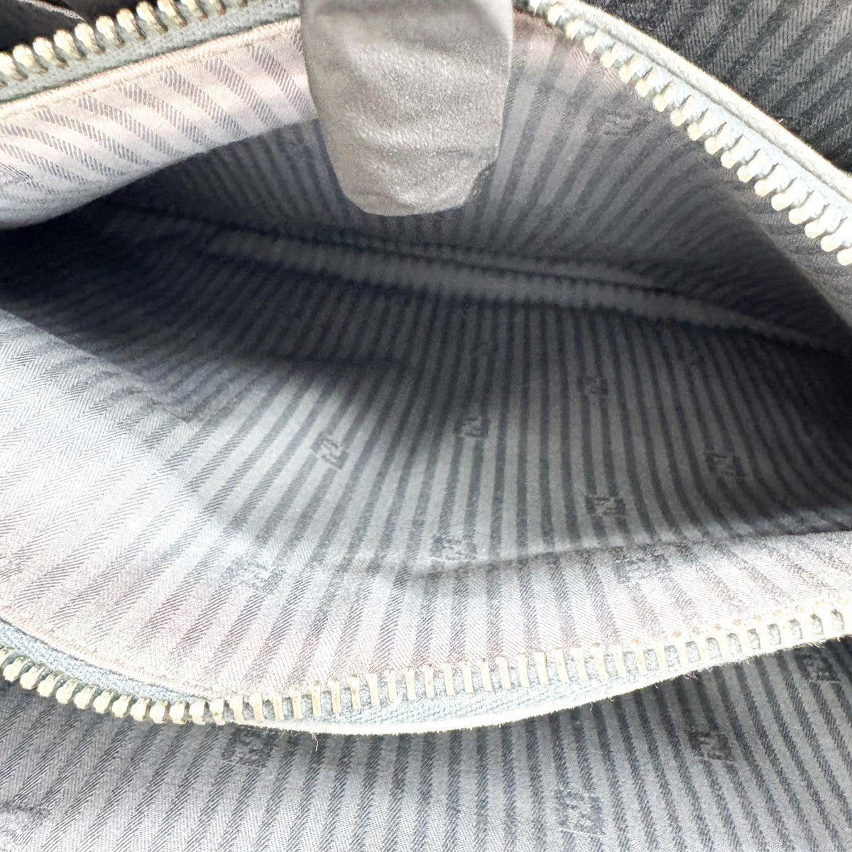 Fendi 2Jours Leather Blue Leather Handbag (Pre-Owned)