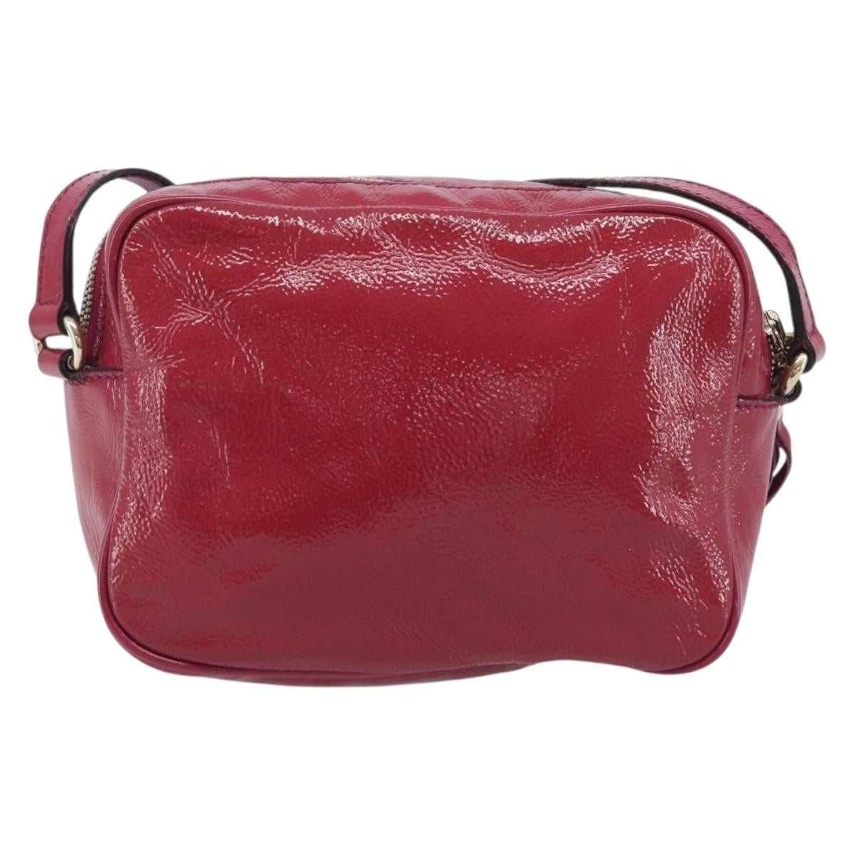 Gucci Soho Disco Patent Pink Patent_Leather Crossbody Bag Bag (Pre-Owned)