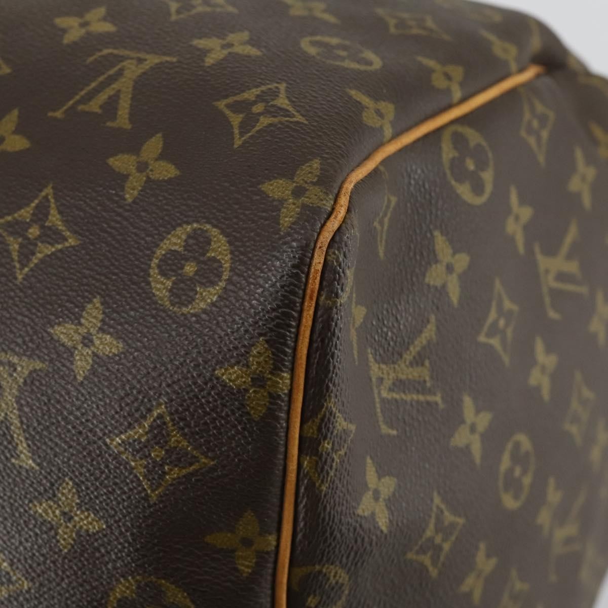 Louis Vuitton Keepall Monogram Canvas Brown Canvas Travel Bag Bag (Pre-Owned)