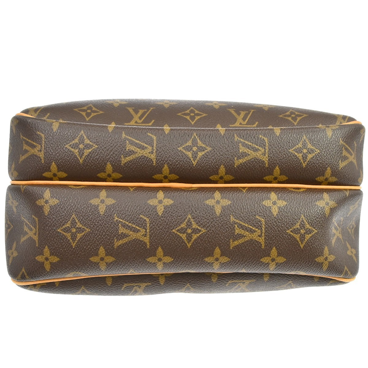 Louis Vuitton Reporter Monogram Brown Canvas Shoulder Bag Bag (Pre-Owned)