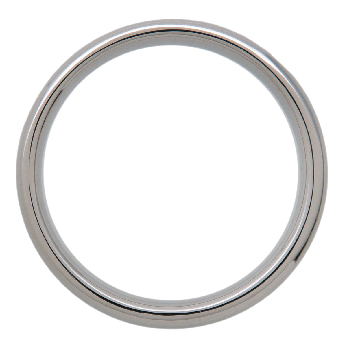 Tiffany & Co. Classic Wedding Band Platinum Silver Platinum Ring Jewelry (Pre-Owned)