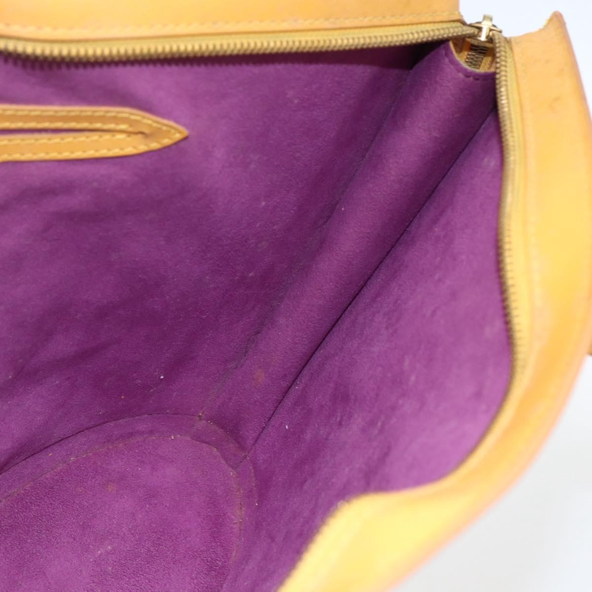 Louis Vuitton Saint Jacques Epi Leather Yellow Leather Handbag (Pre-Owned)