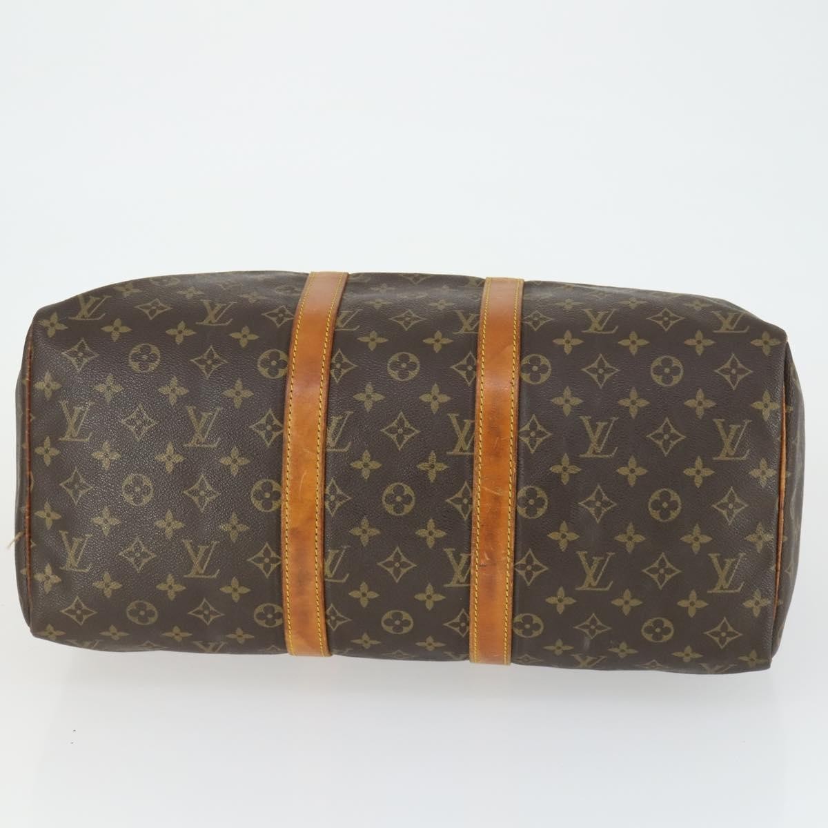 Louis Vuitton Keepall Monogram Canvas Brown Canvas Travel Bag Bag (Pre-Owned)