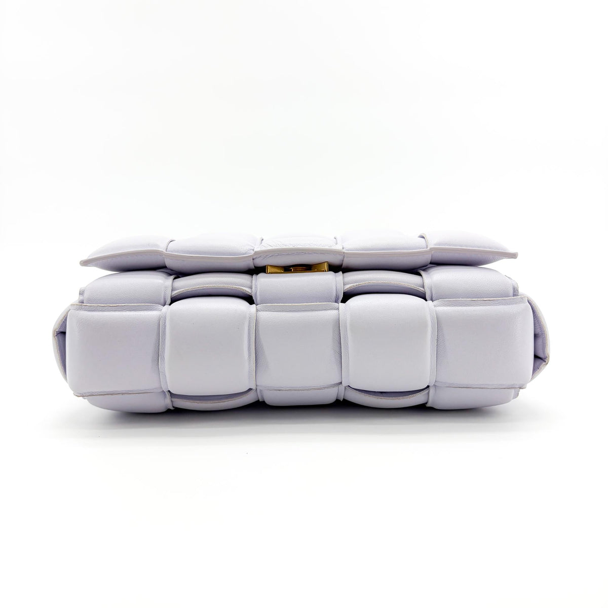 Bottega Veneta Cassette Padded Maxi Intrecciato Leather Purple Leather Crossbody Bag Bag (Pre-Owned)