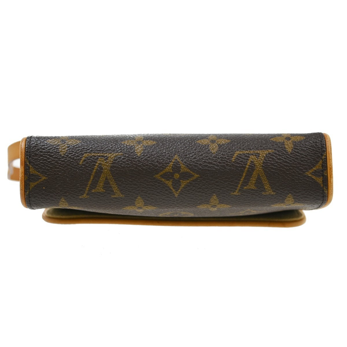 Louis Vuitton Florentine Waist Monogram Canvas Brown Canvas Handbag (Pre-Owned)