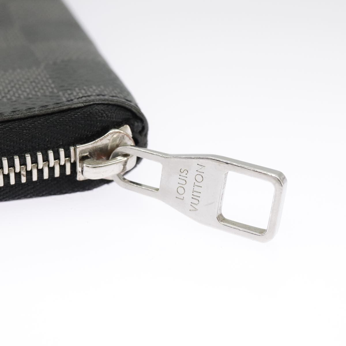 Louis Vuitton Zippy Wallet Vertical Damier Graphite Gray Canvas Wallets Accessory (Pre-Owned)