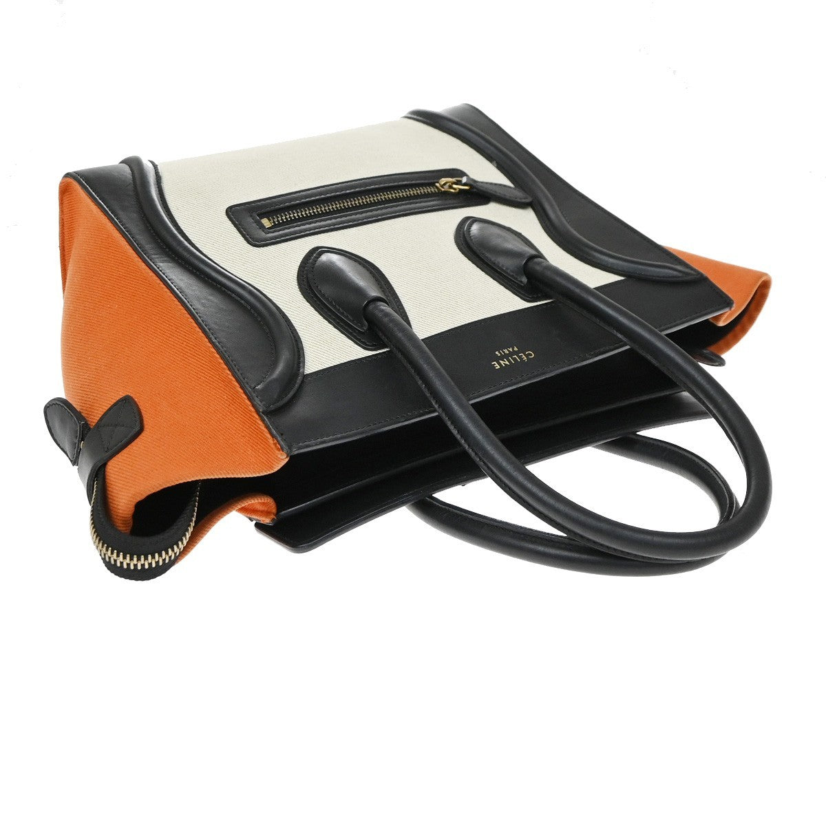 Celine Tricolor Luggage Canvas And Leather Multicolour Canvas Handbag (Pre-Owned)