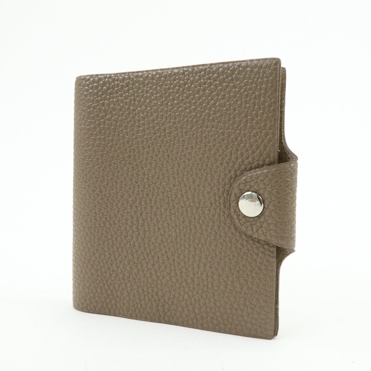 Hermes Ulysses Agenda Cover Leather Beige Leather Briefcase Bag (Pre-Owned)