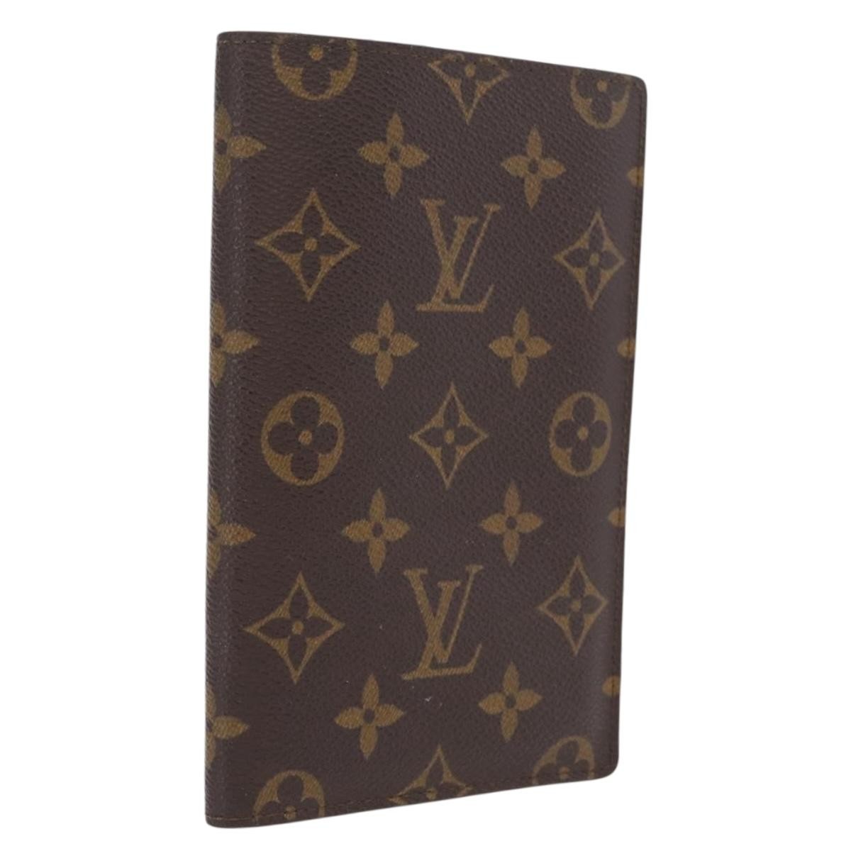 Louis Vuitton Passport Cover Monogram Canvas Brown Canvas Briefcase Bag (Pre-Owned)