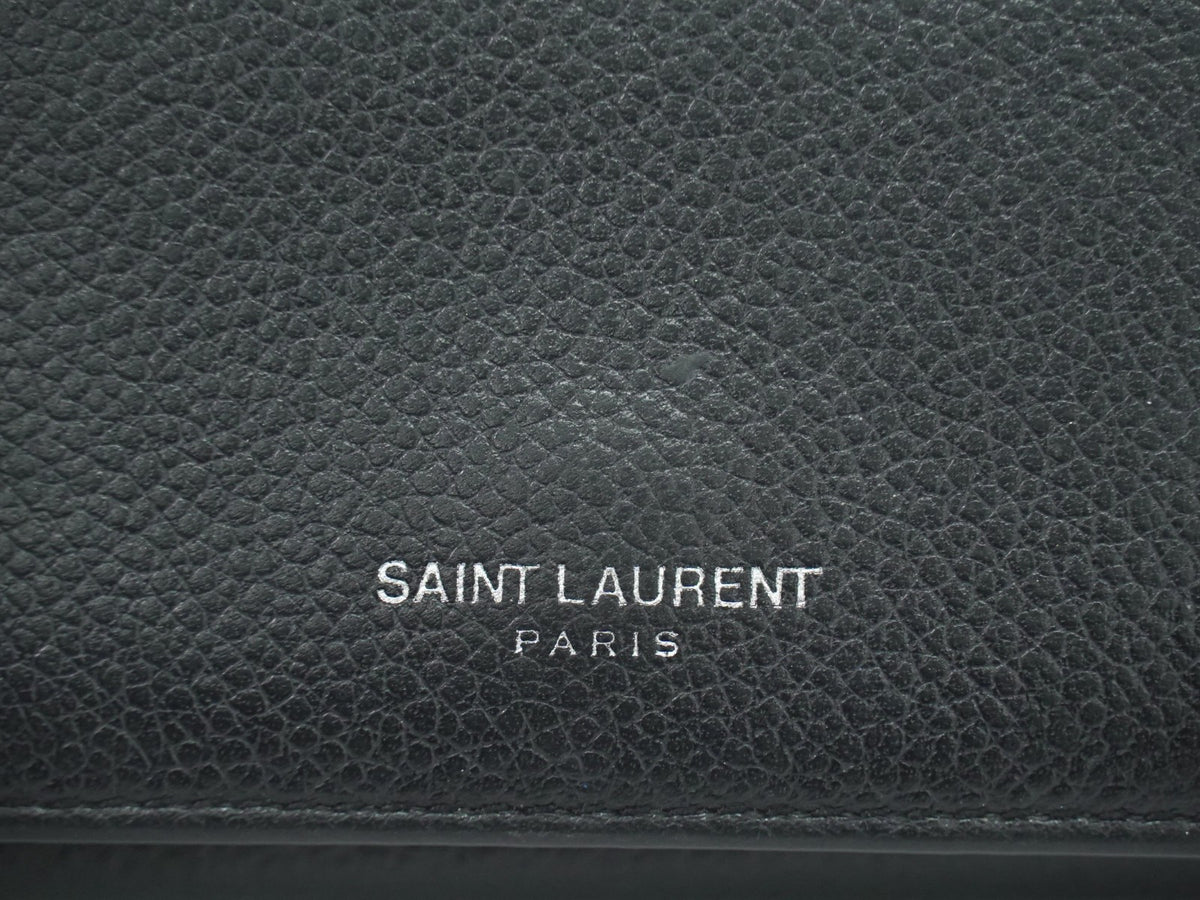 Chanel Compact Quilted Lambskin Black Leather Wallets Accessory (Pre-Owned)