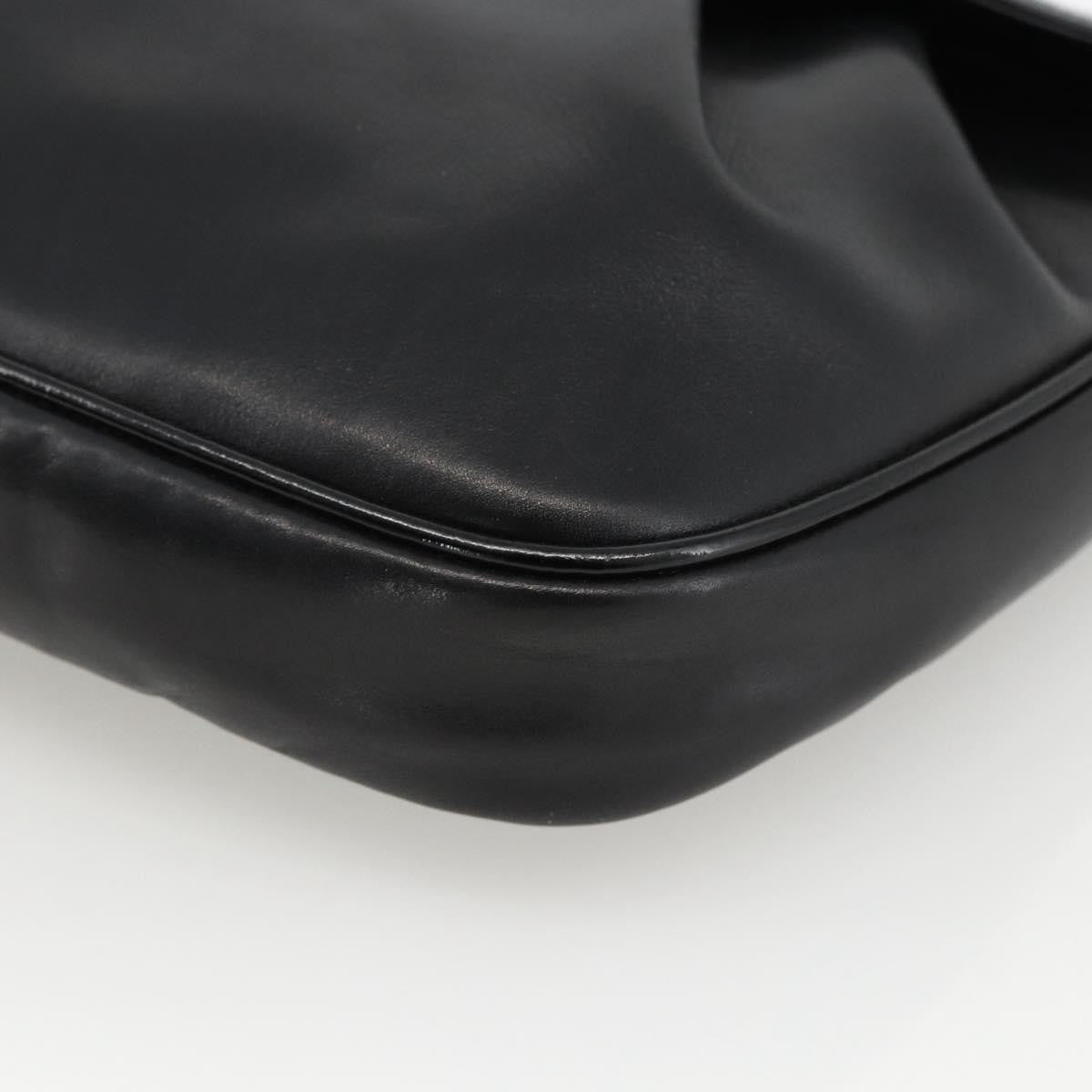 Salvatore Ferragamo Flap Shoulder Patent Leather Black Patent_Leather Shoulder Bag Bag (Pre-Owned)