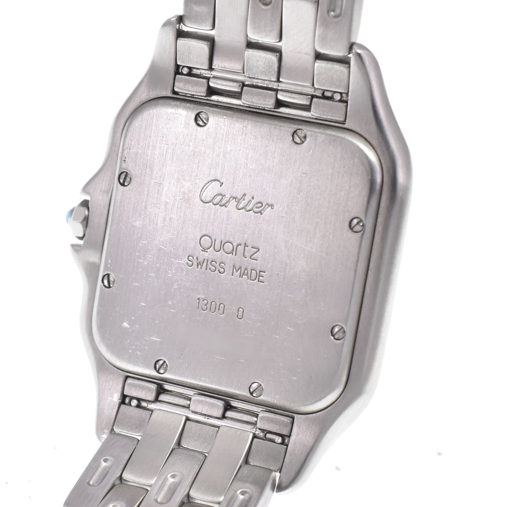 Cartier Panthere De Cartier Quartz Yellow Gold With Diamond Bezel And Lugs Watch (Pre-Owned)