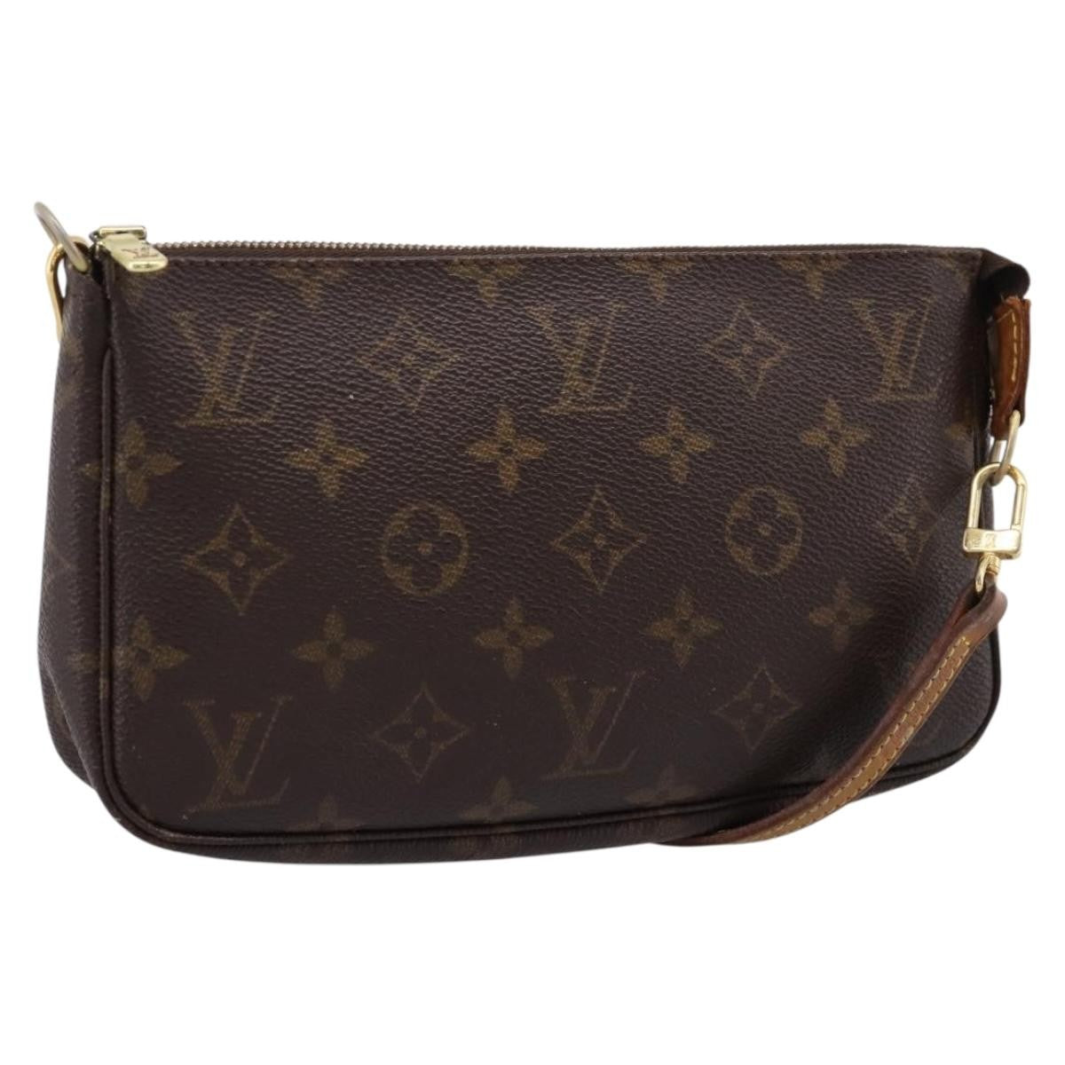 Louis Vuitton Pochette Accessoires Nm Monogram Canvas Brown Canvas Clutche & Pouche Bag (Pre-Owned)