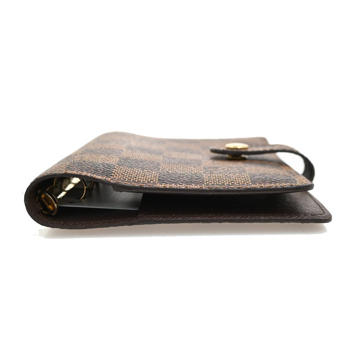 Louis Vuitton Ring Agenda Cover Damier Brown Canvas Briefcase Bag (Pre-Owned)