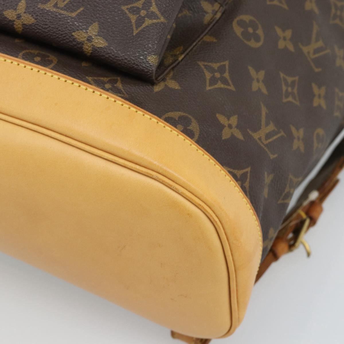 Louis Vuitton Vintage Montsouris Monogram Canvas Brown Canvas Backpack Bag (Pre-Owned)