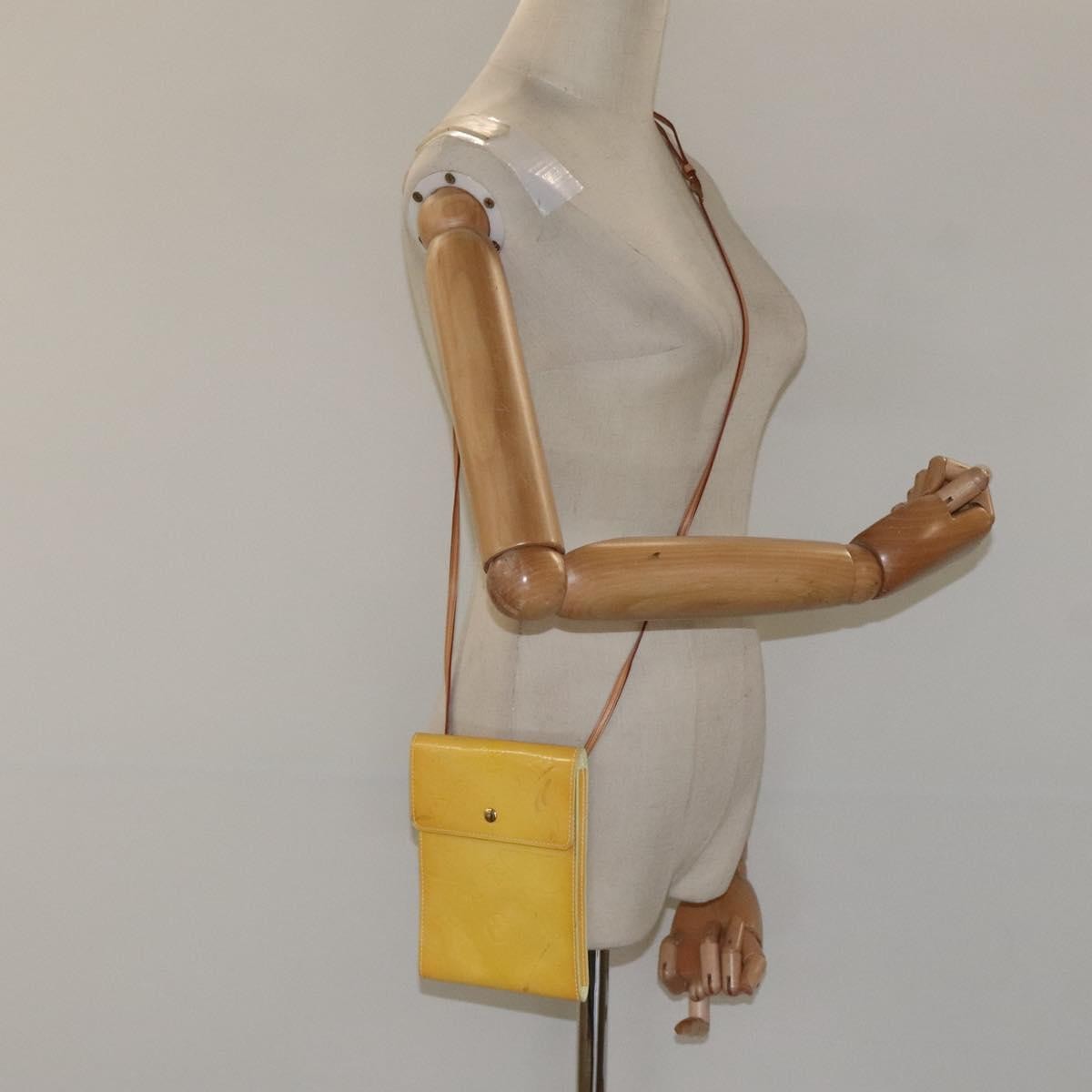 Louis Vuitton Kenmare Shoulder Patent Leather Yellow Patent_Leather Clutche & Pouche Bag (Pre-Owned)