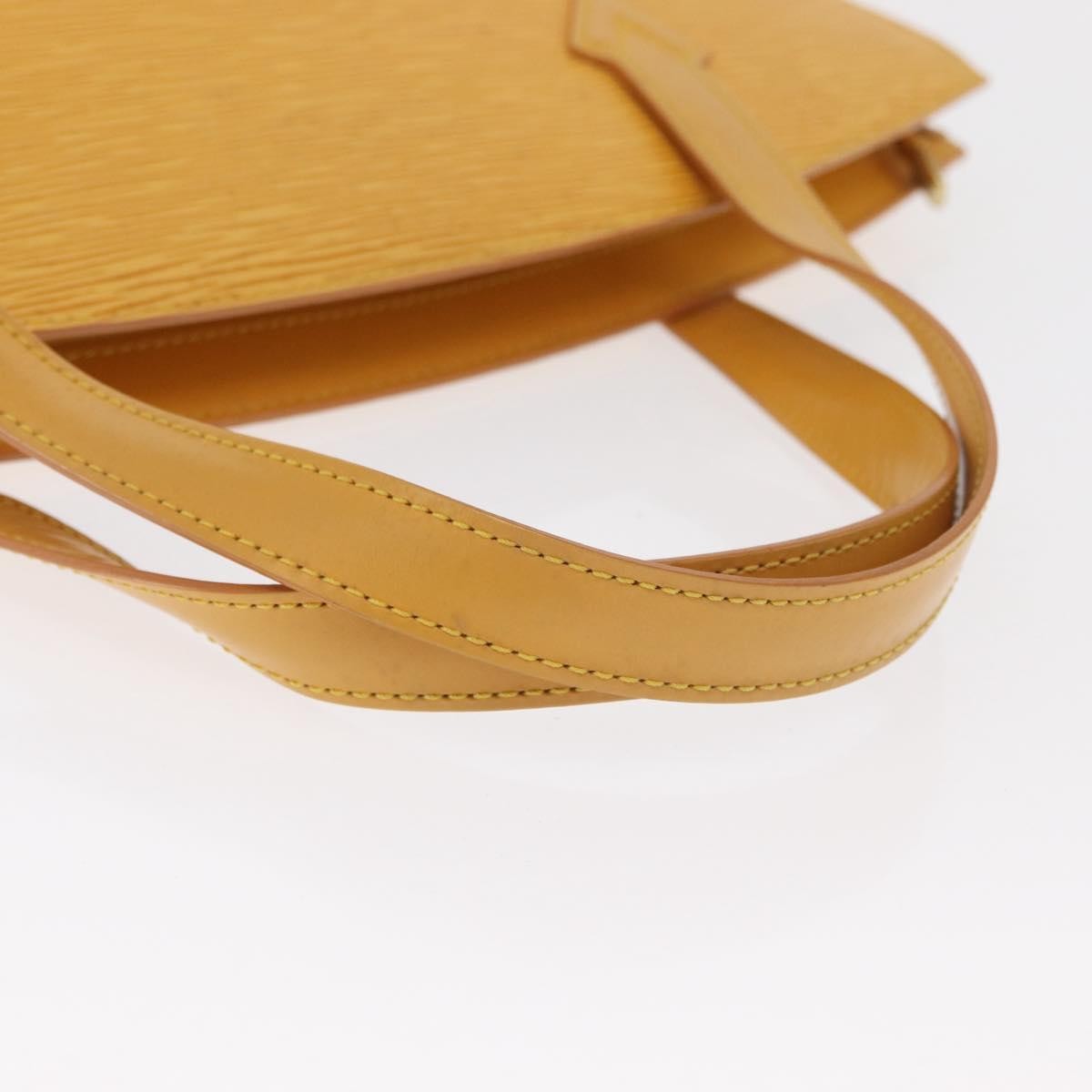 Louis Vuitton Saint Jacques Epi Leather Yellow Leather Handbag (Pre-Owned)
