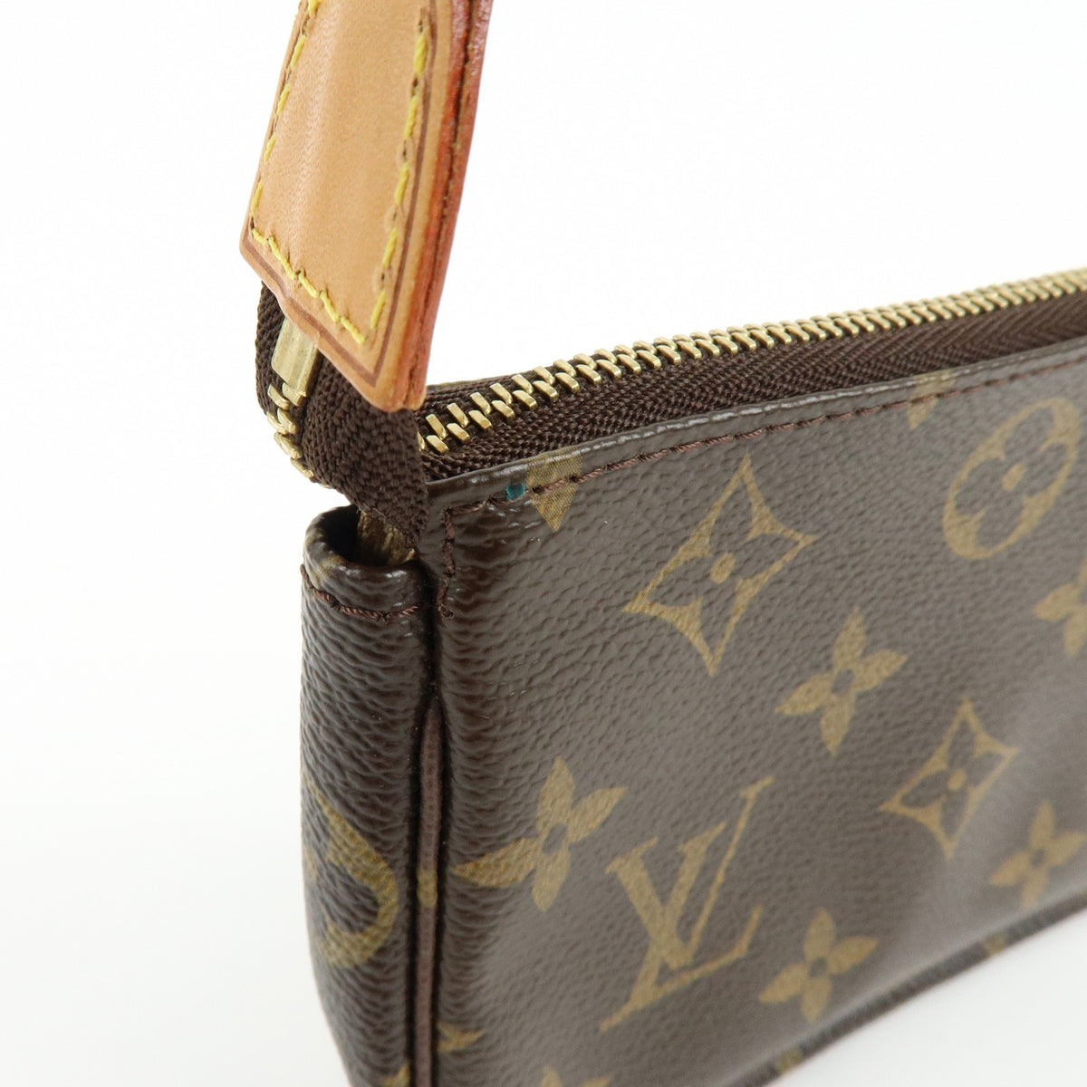 Louis Vuitton Pochette Accessoires Limited Edition Monogram Canvas Brown Canvas Clutche & Pouche Bag (Pre-Owned)