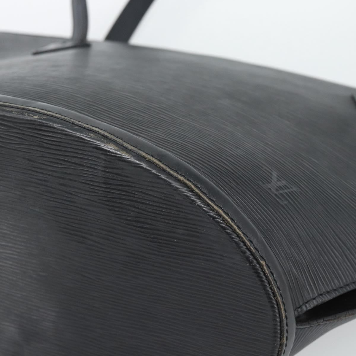 Louis Vuitton Saint Jacques Epi Leather Black Leather Shoulder Bag Bag (Pre-Owned)