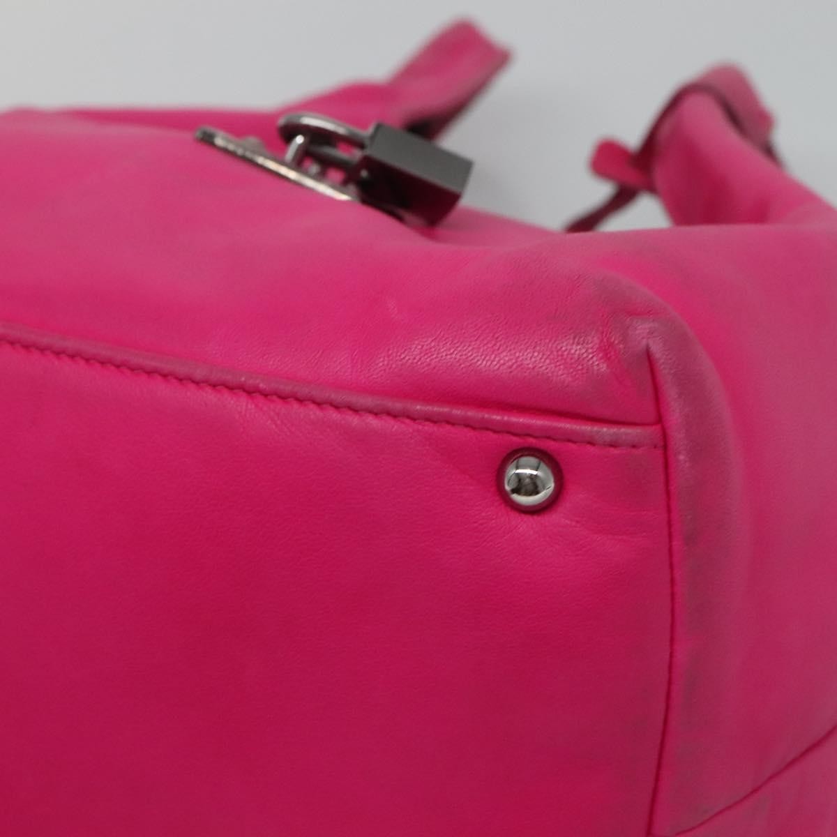 Loewe Vintage Leather Pink Leather Handbag (Pre-Owned)