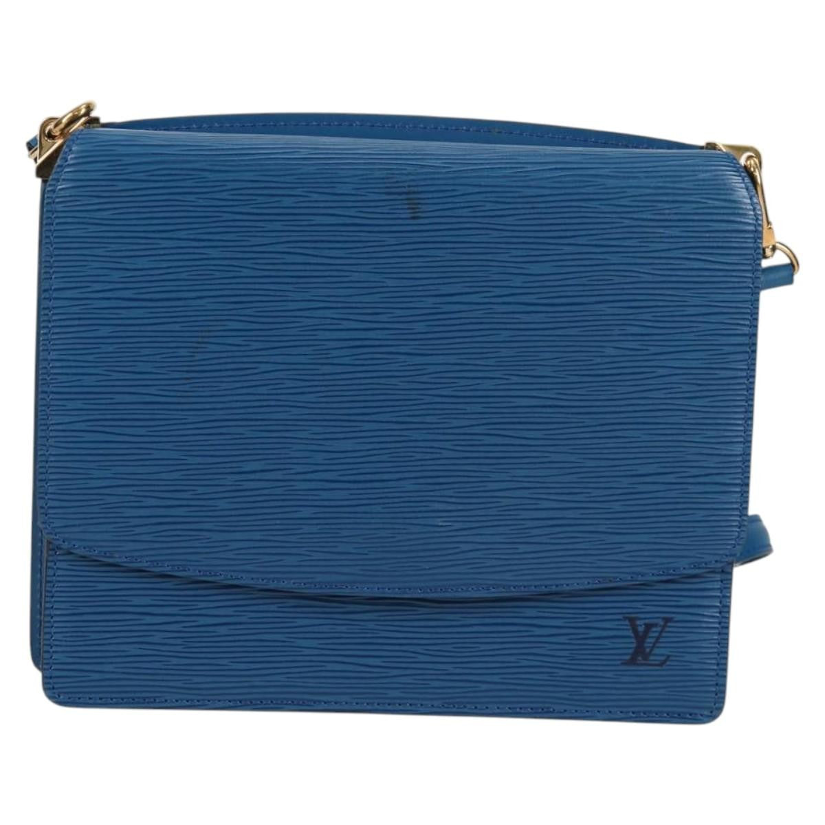 Louis Vuitton Grenelle Epi Leather Blue Leather Shoulder Bag Bag (Pre-Owned)