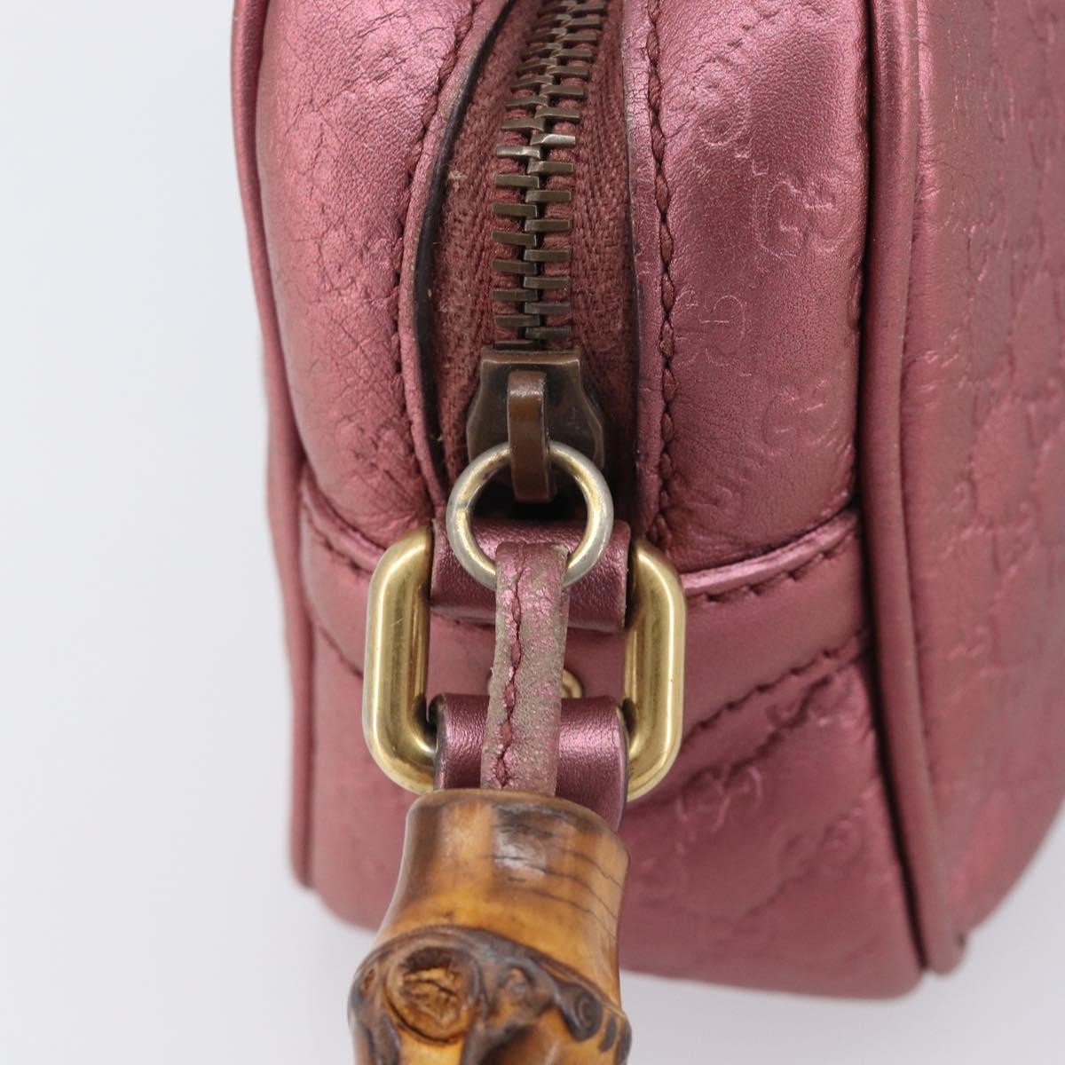 Gucci Sunshine Disco Microguccissima Leather Pink Leather Crossbody Bag Bag (Pre-Owned)