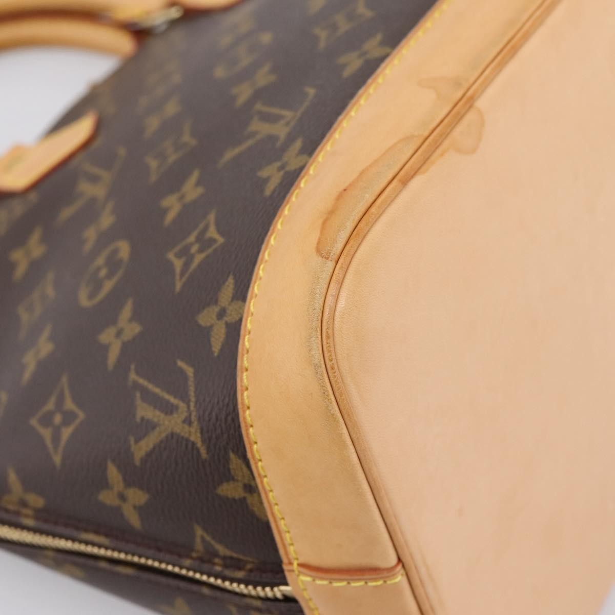 Louis Vuitton Alma Monogram Canvas Brown Canvas Handbag (Pre-Owned)