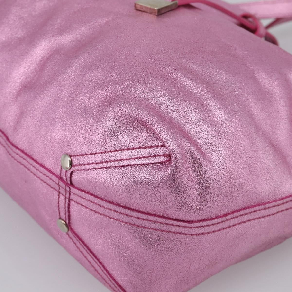 Tiffany & Co. Vintage Leather Pink Stainless_Steel Shoulder Bag Bag (Pre-Owned)