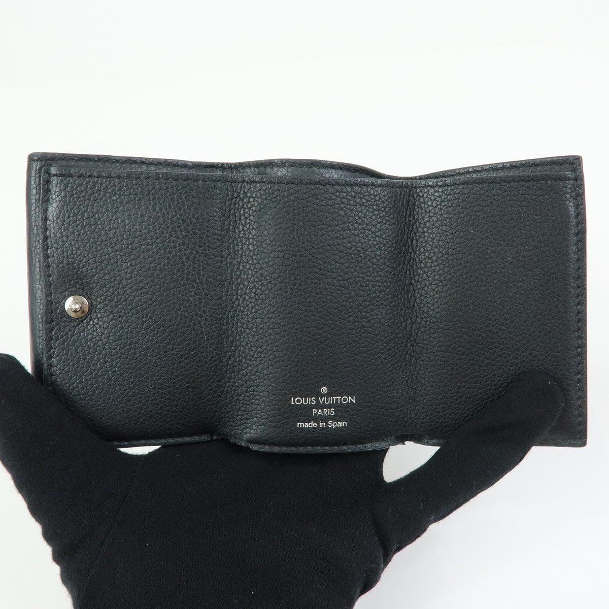 Louis Vuitton Lockmini Leather Black Leather Wallets Accessory (Pre-Owned)