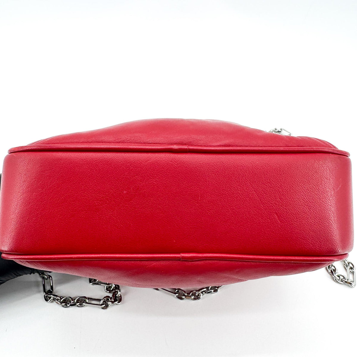 Maison Margiela Glam Slam Small Camera Bag Leather Red Leather Shoulder Bag Bag (Pre-Owned)