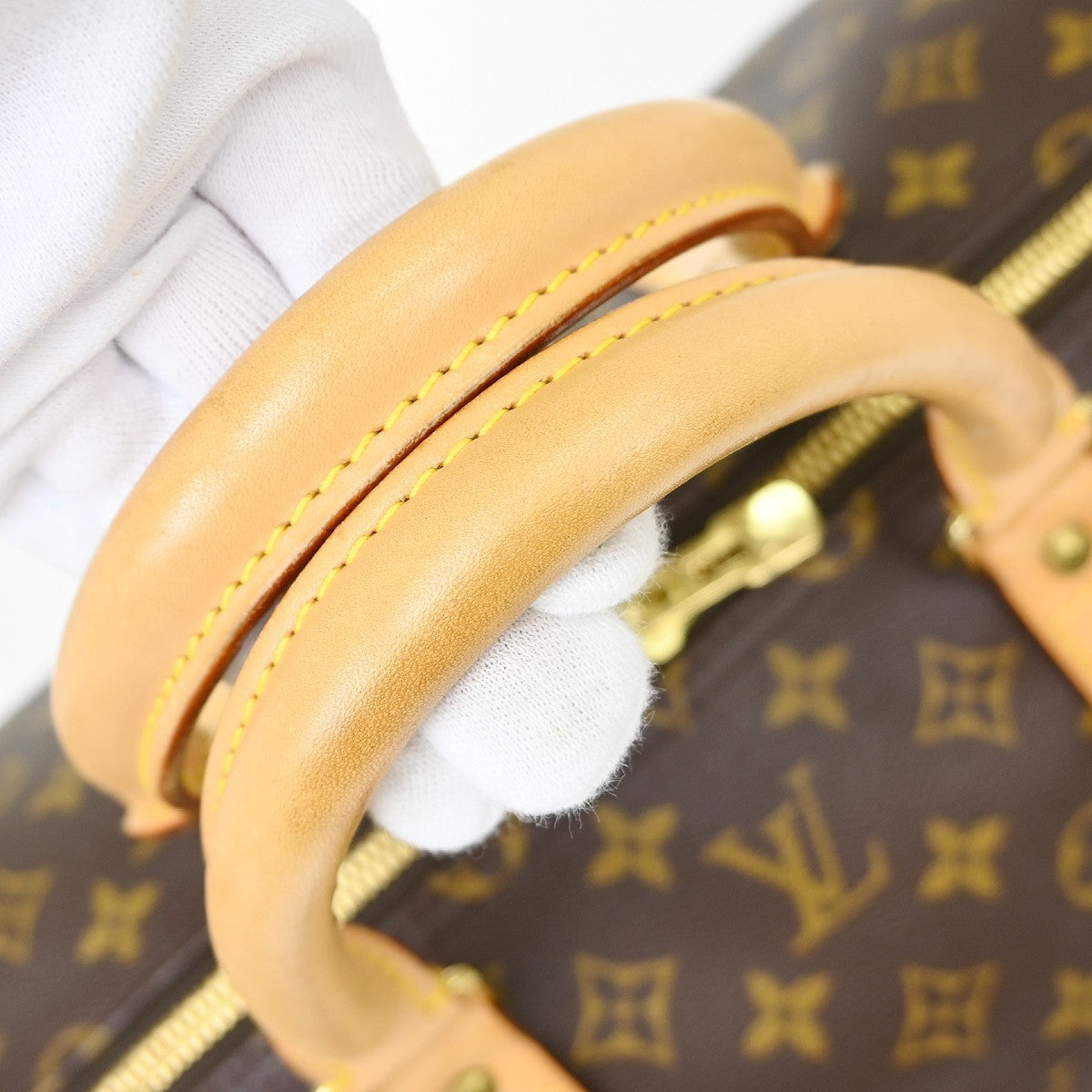 Louis Vuitton Keepall Monogram Canvas Brown Canvas Travel Bag Bag (Pre-Owned)