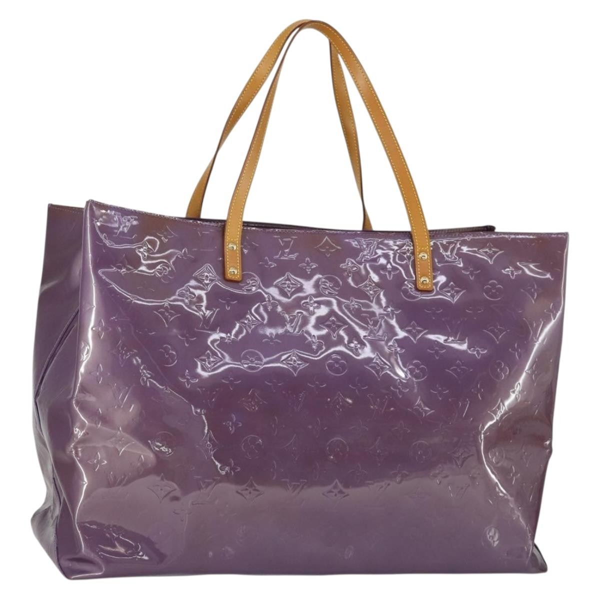 Louis Vuitton Reade Monogram Vernis Purple Patent_Leather Handbag (Pre-Owned)