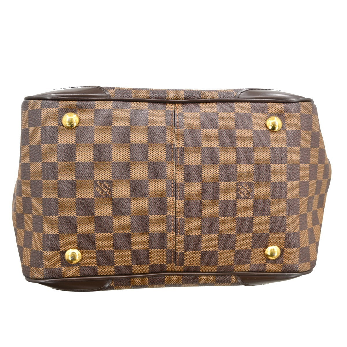Louis Vuitton Verona Damier Ebene Brown Canvas Tote Bag Bag (Pre-Owned)