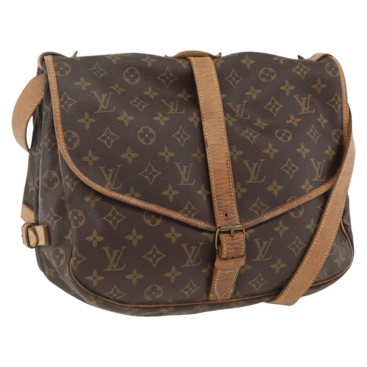 Louis Vuitton Saumur Monogram Canvas Multicolour Canvas Shoulder Bag Bag (Pre-Owned)