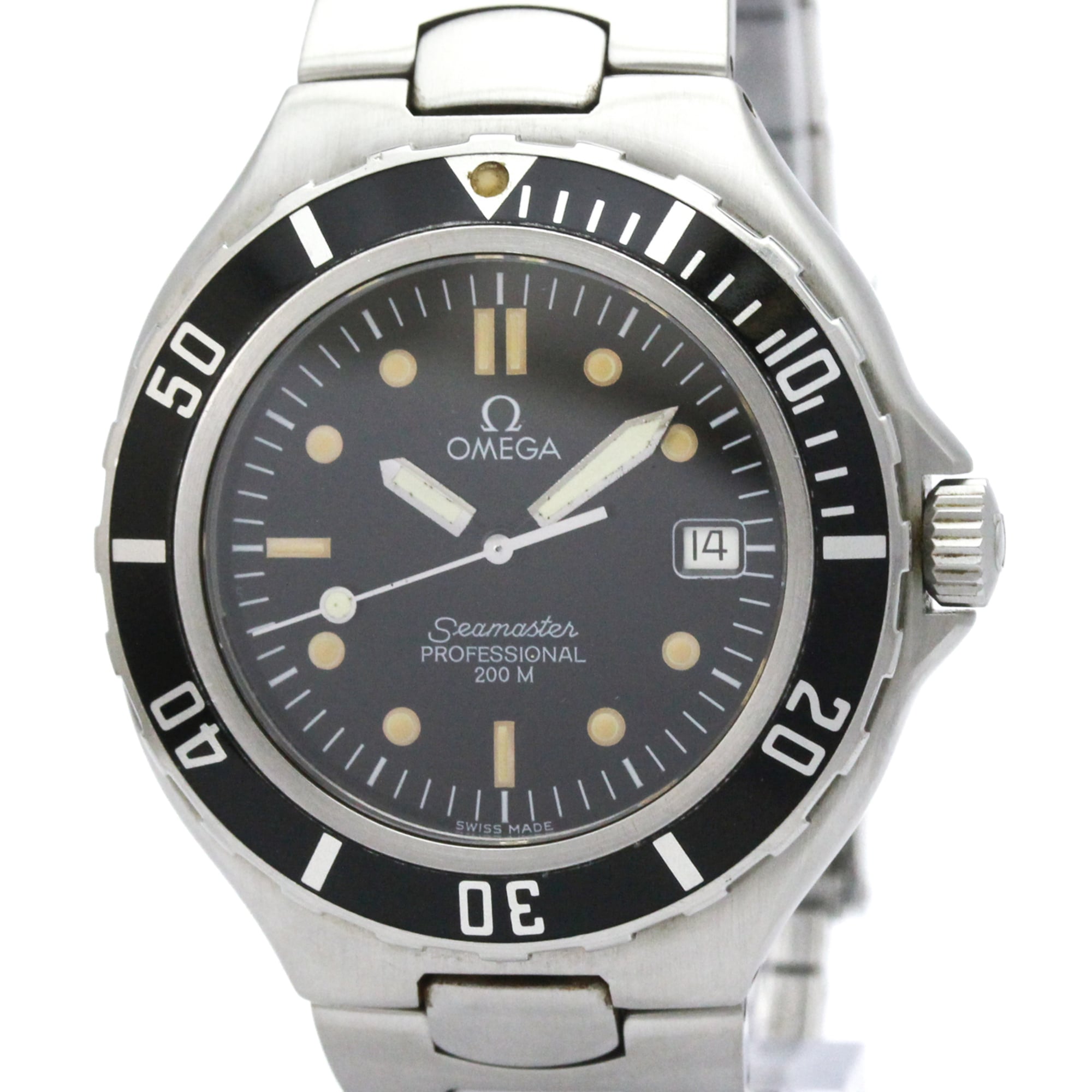 Omega Seamaster Professional 200 Pre Bond Chronometer Quartz Stainless Steel Watch (Pre-Owned)