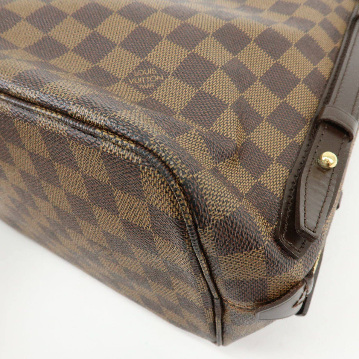 Louis Vuitton Cabas Rivington Damier Brown Canvas Tote Bag Bag (Pre-Owned)