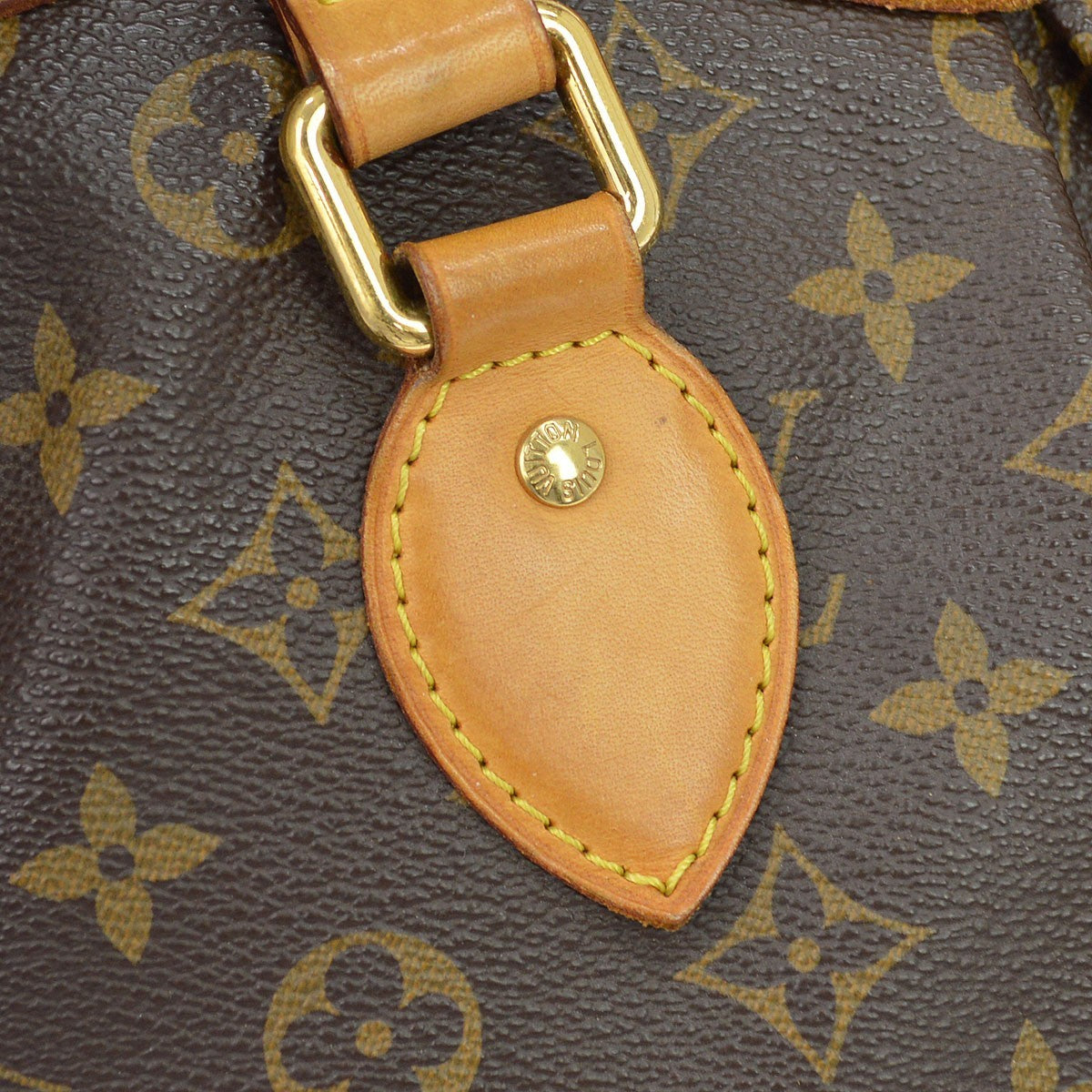 Louis Vuitton Palermo Monogram Canvas Brown Canvas Handbag (Pre-Owned)